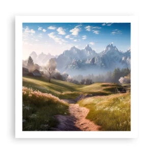 Póster - Valle idílico - 60x60 cm