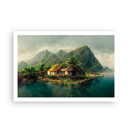 Póster - Paraíso tropical - 91x61 cm