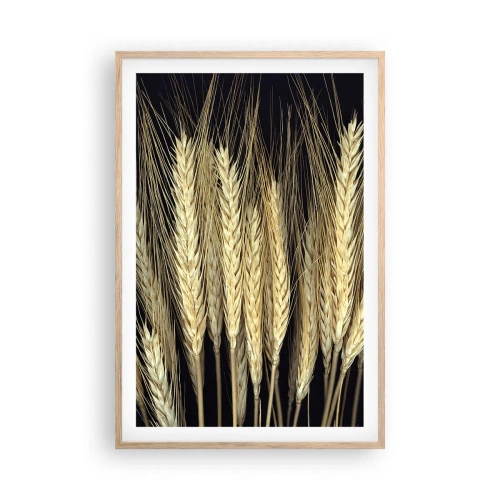 Póster en marco roble claro - Magia rústica - 61x91 cm