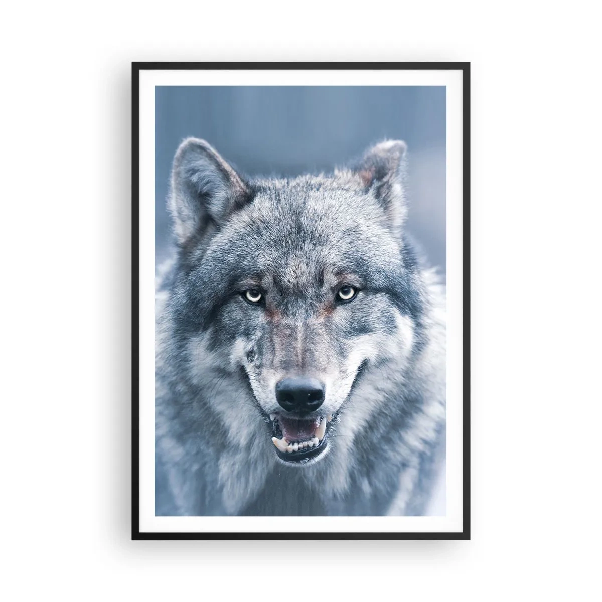 Póster en marco negro - ¿Aceptarás el reto? - 70x100 cm