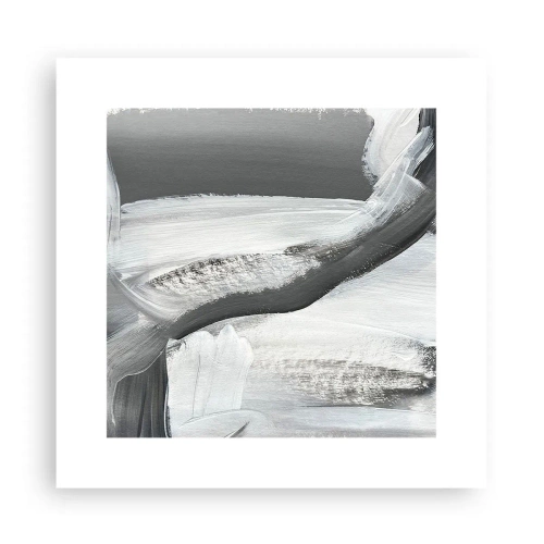 Póster - Con movimientos decididos - 30x30 cm