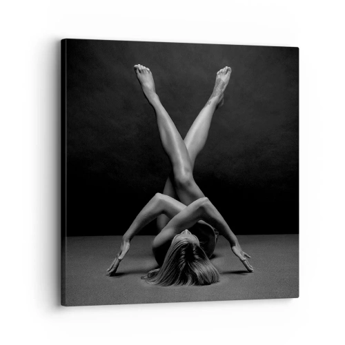 Cuadro sobre lienzo - Impresión de Imagen - Geometría al desnudo - 30x30 cm