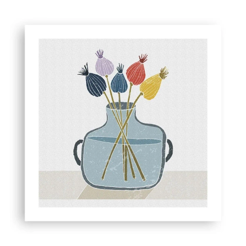 Póster - Como una semilla de amapola - 50x50 cm