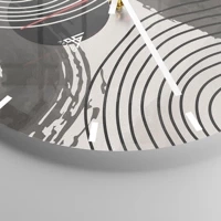 Esfera sin numeración, con rayas