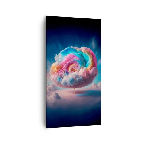 Cuadro sobre lienzo - Impresión de Imagen - El sueño de un parque de atracciones - 55x100 cm