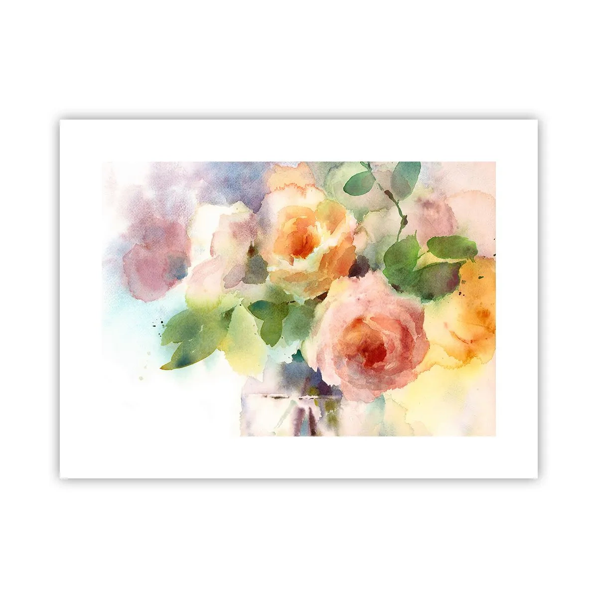 Póster - Delicado como una acuarela - 40x30 cm