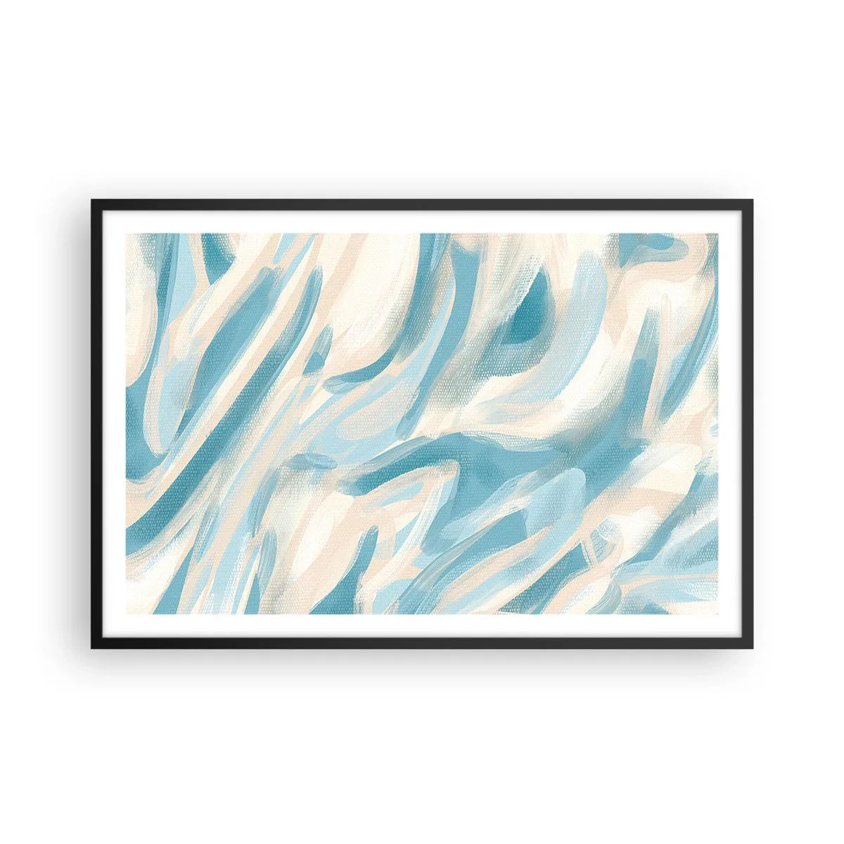 Póster en marco negro - Brisas primaverales - 91x61 cm