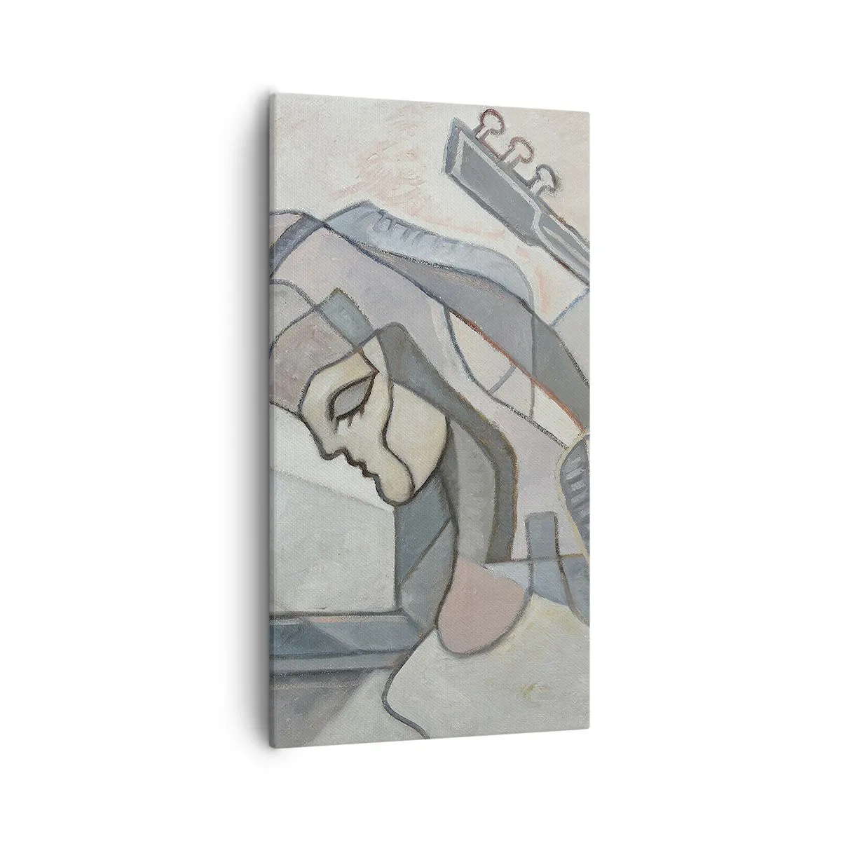 Cuadro sobre lienzo - Impresión de Imagen - En el poder de la música - 55x100 cm