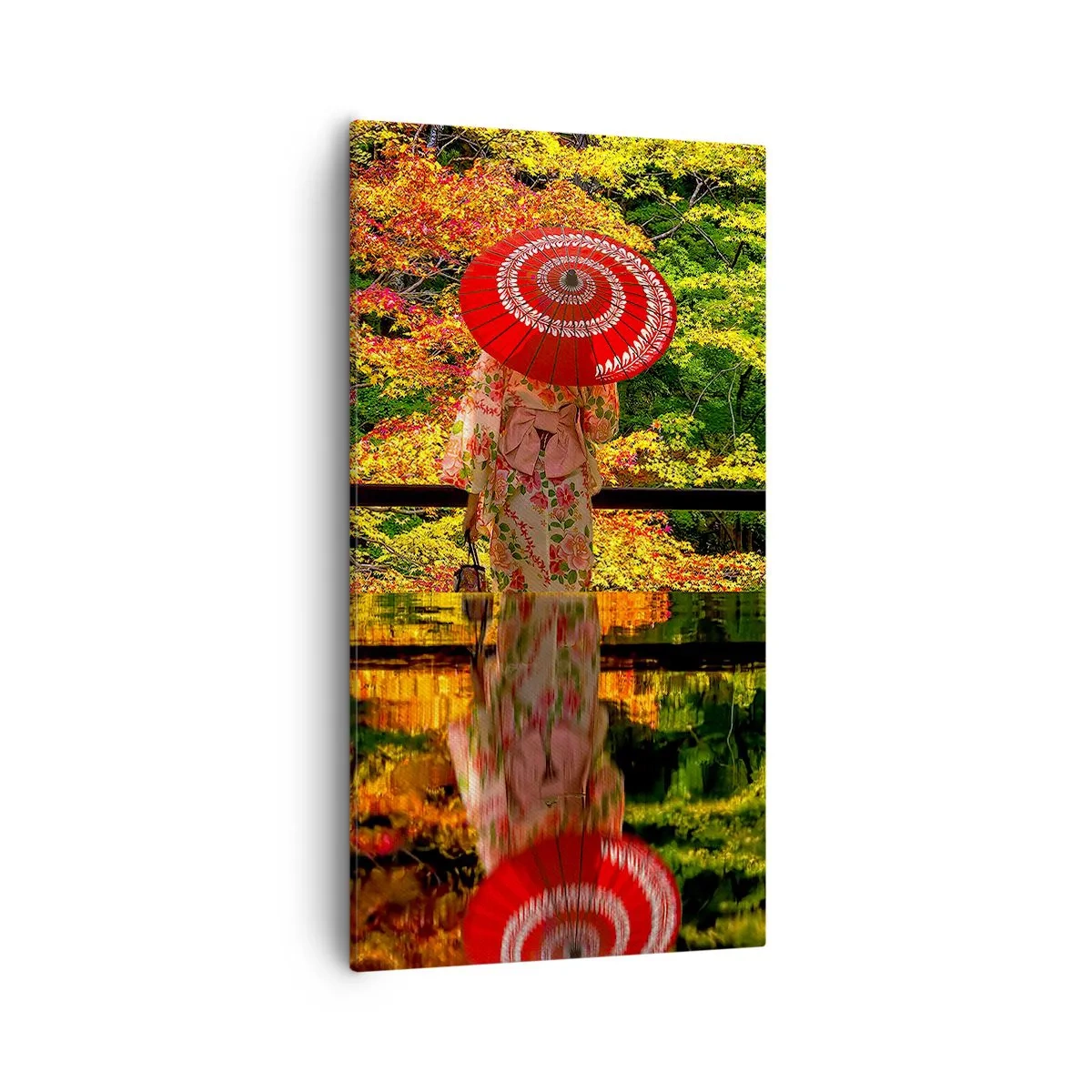 Cuadro sobre lienzo - Impresión de Imagen - En un templo de la naturaleza - 55x100 cm