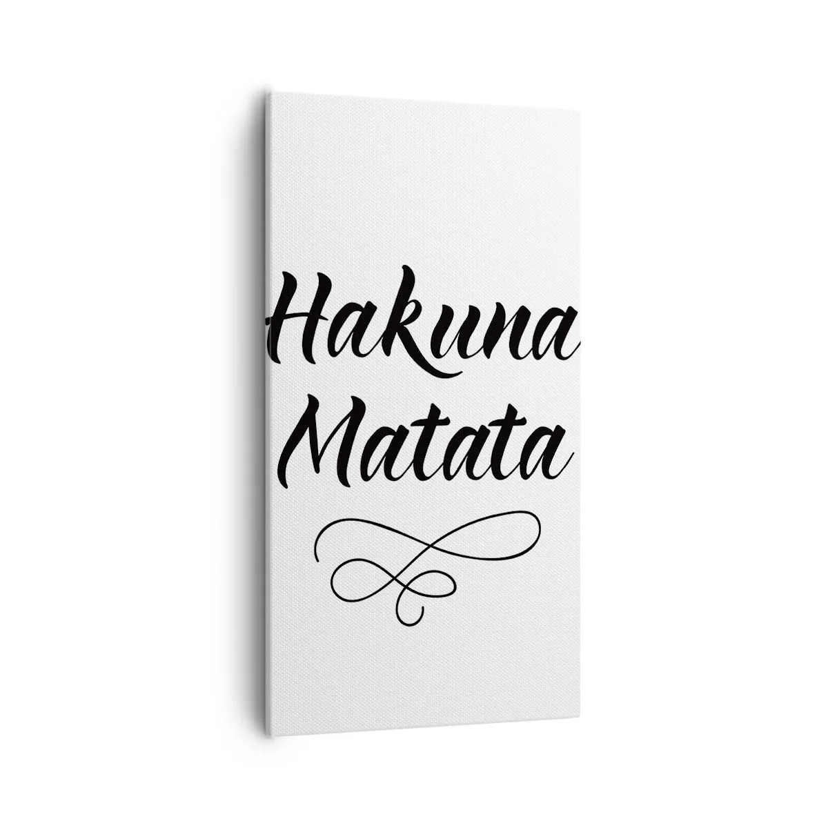 Cuadro sobre lienzo - Impresión de Imagen - El mejor consejo - 55x100 cm