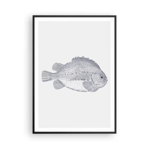 Póster en marco negro - Para el álbum del naturalista - 70x100 cm