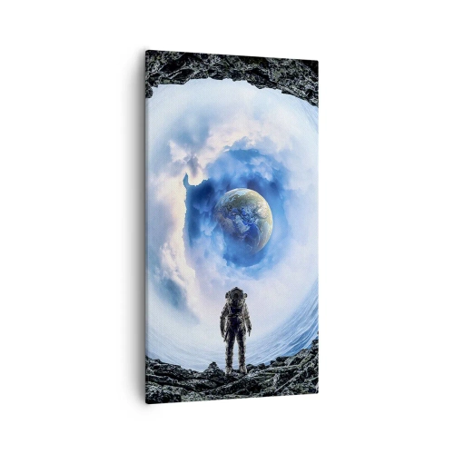 Cuadro sobre lienzo - Impresión de Imagen - No muy lejos de casa - 55x100 cm