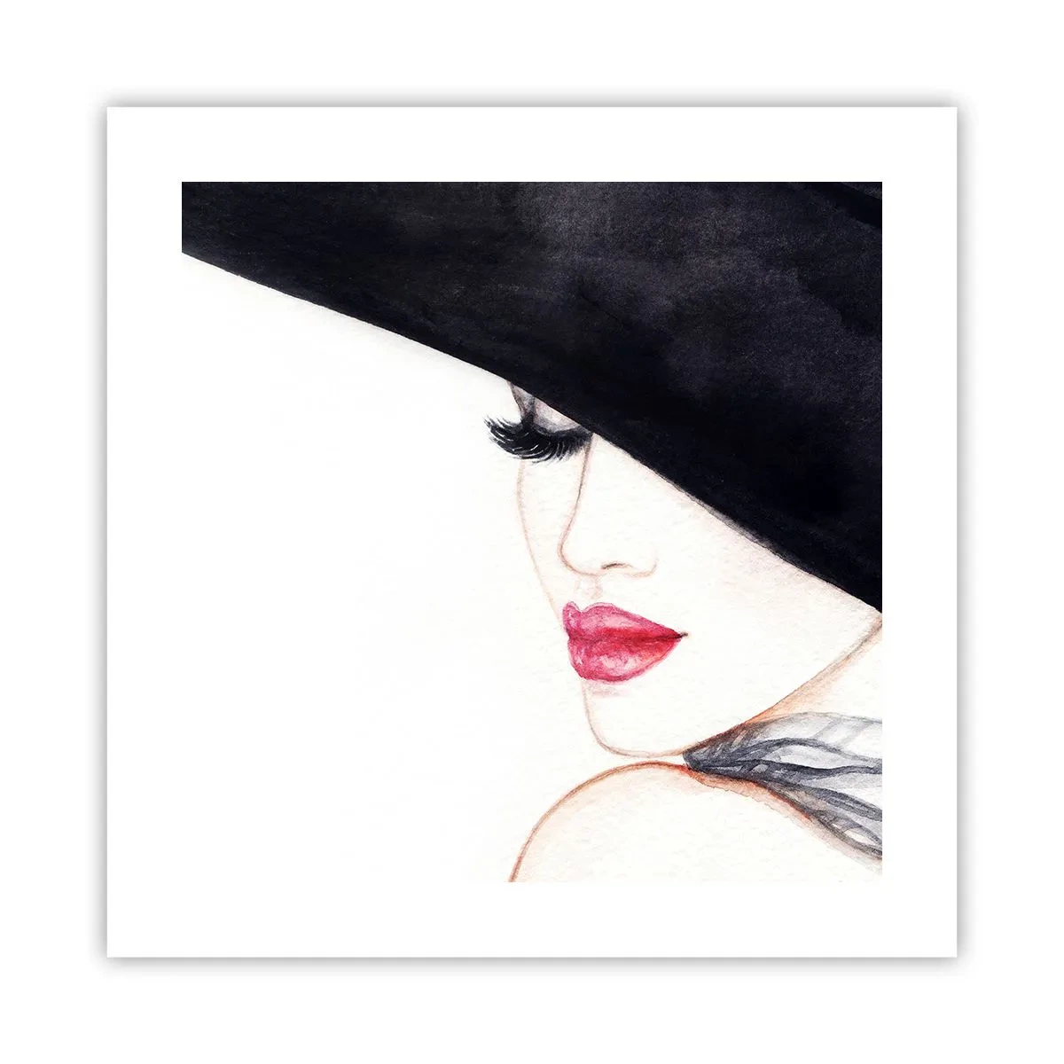 Póster - Elegancia y sensualidad - 40x40 cm
