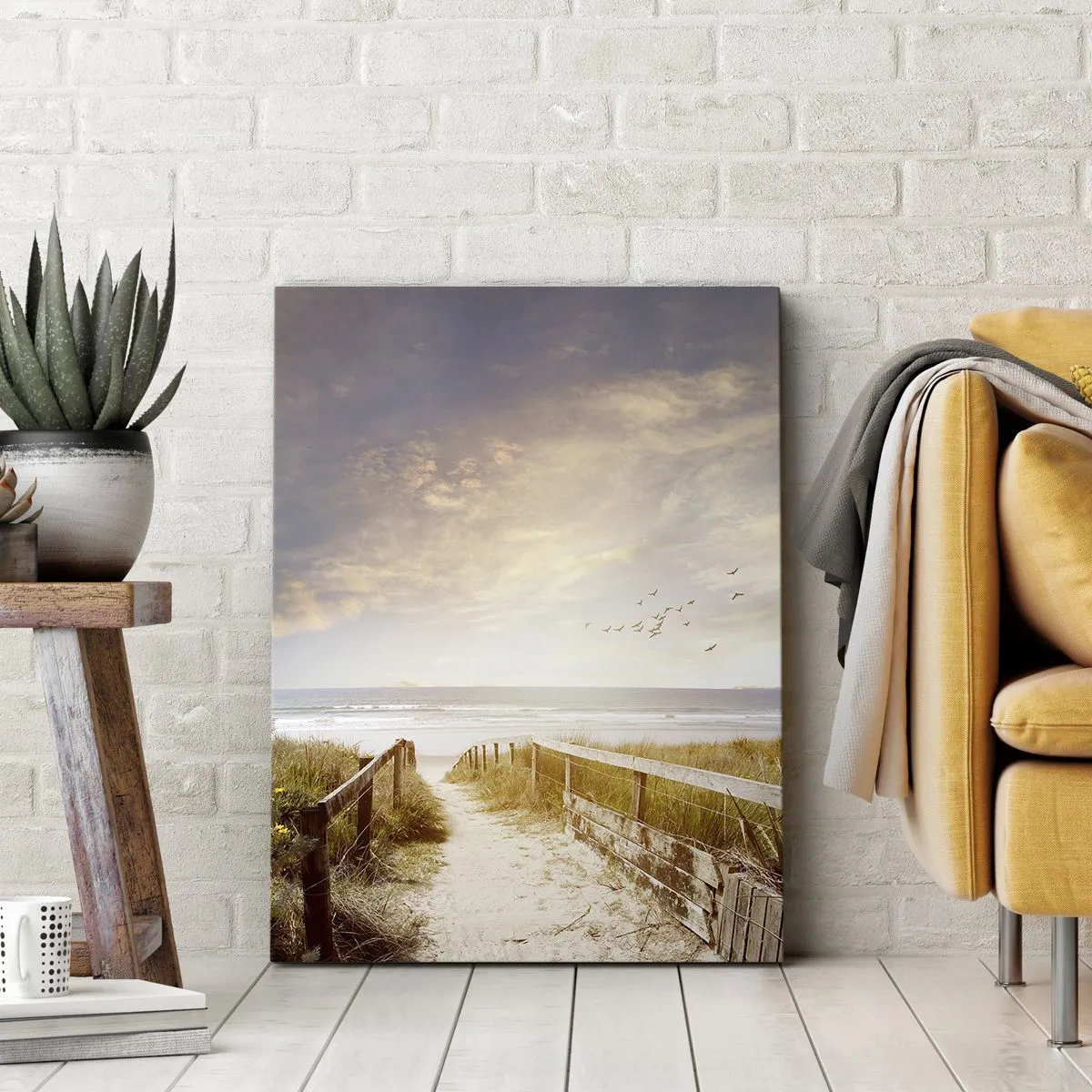 Cuadro sobre lienzo - Impresión de Imagen - Un espacio de paz - 80x120 cm