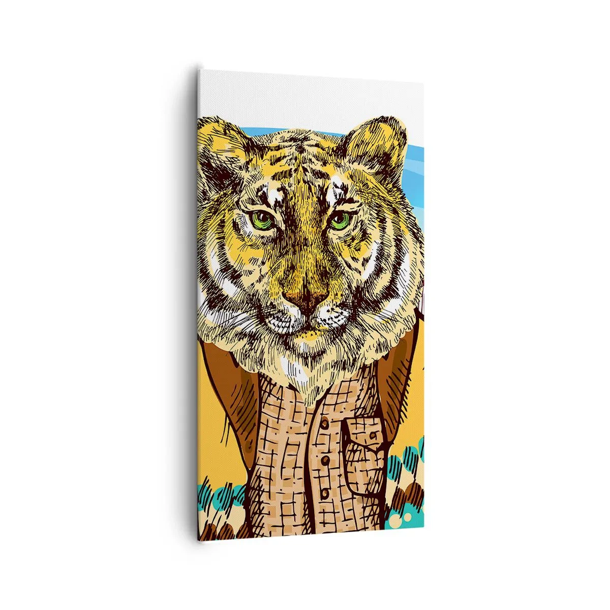 Cuadro sobre lienzo - Impresión de Imagen - No es tan salvaje como dicen - 65x120 cm