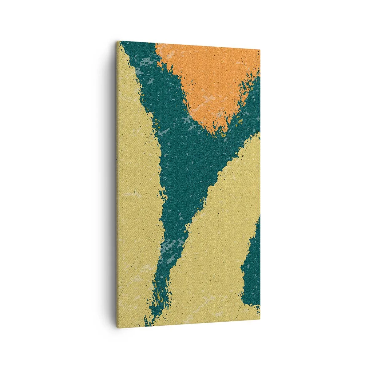 Cuadro sobre lienzo - Impresión de Imagen - Abstracción - a cámara lenta - 45x80 cm