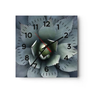 Reloj de pared - Reloj de vidrio - Perfección natural - 30x30 cm