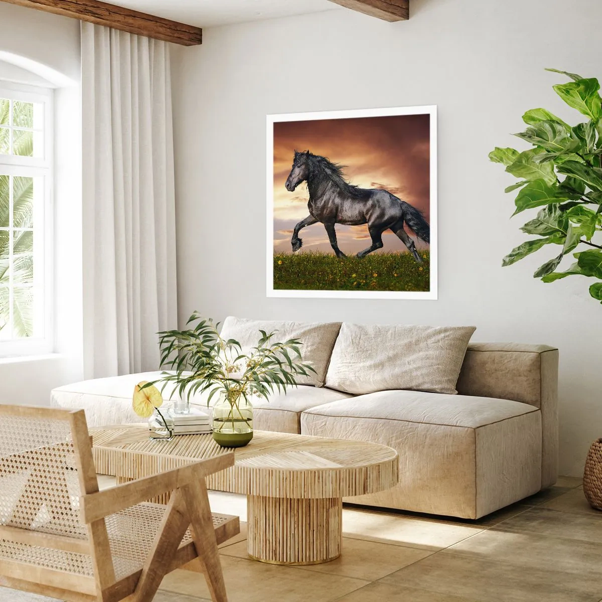 Póster - Príncipe negro - 30x30 cm