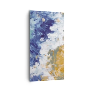 Cuadro sobre lienzo - Impresión de Imagen - Danza de los elementos - 65x120 cm