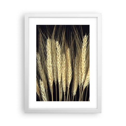 Póster en marco blanco - Magia rústica - 30x40 cm