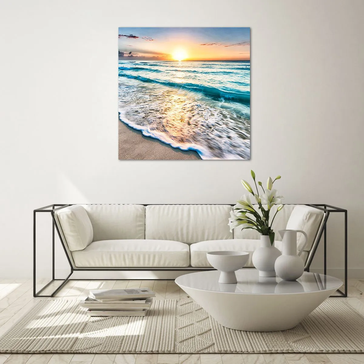 Cuadro sobre vidrio - Impresiones sobre Vidrio - Un espectáculo digno de ver - 60x60 cm