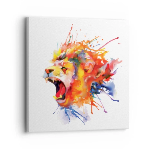 Cuadro sobre lienzo - Impresión de Imagen - Estallar de ira - 30x30 cm