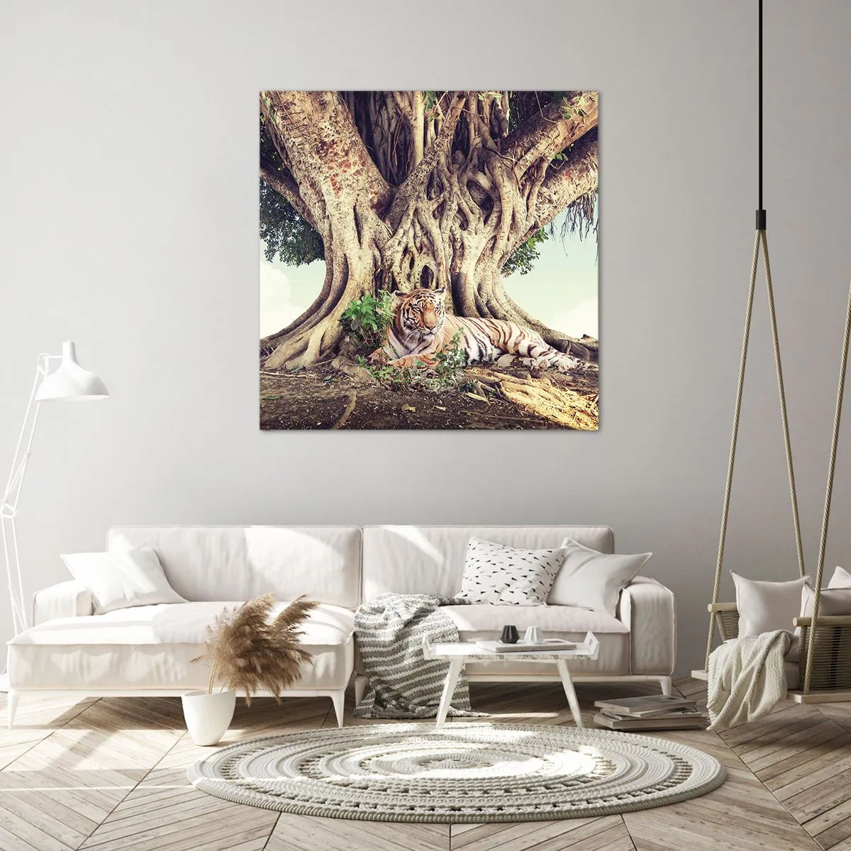 Cuadro sobre lienzo - Impresión de Imagen - Una visión desde el Génesis - 70x70 cm