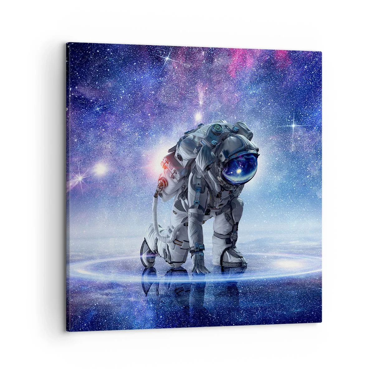 Cuadro sobre lienzo - Impresión de Imagen - Cielo estrellado sobre mí - 50x50 cm