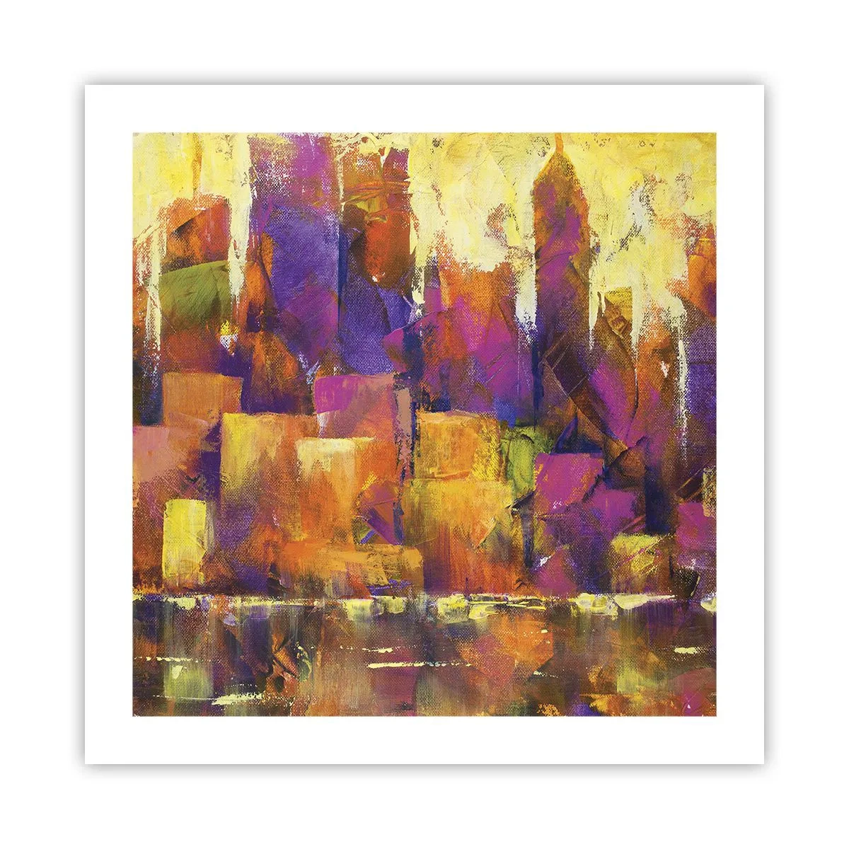 Póster - Composición metropolitana - 50x50 cm