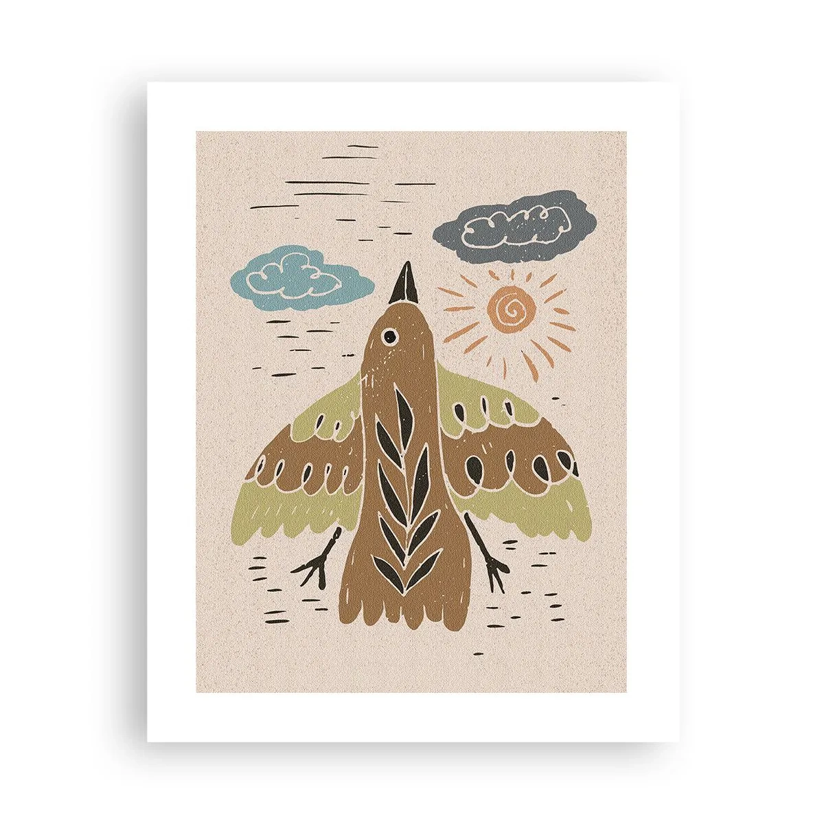 Póster - Vuelo alegre - 40x50 cm