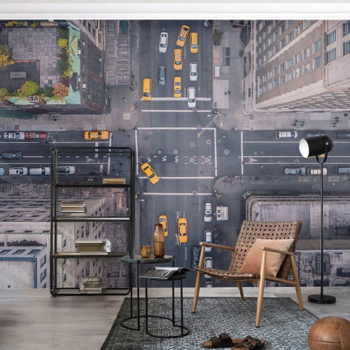 Fotomural Premium Sand - Una simple elección - Nueva York, Ciudad, Arquitectura - 150x105 cm