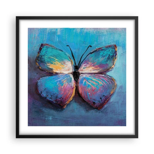 Póster en marco negro - En todo su esplendor - 50x50 cm