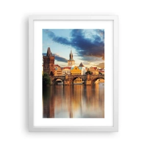 Póster en marco blanco - La belleza no tiene edad - 30x40 cm