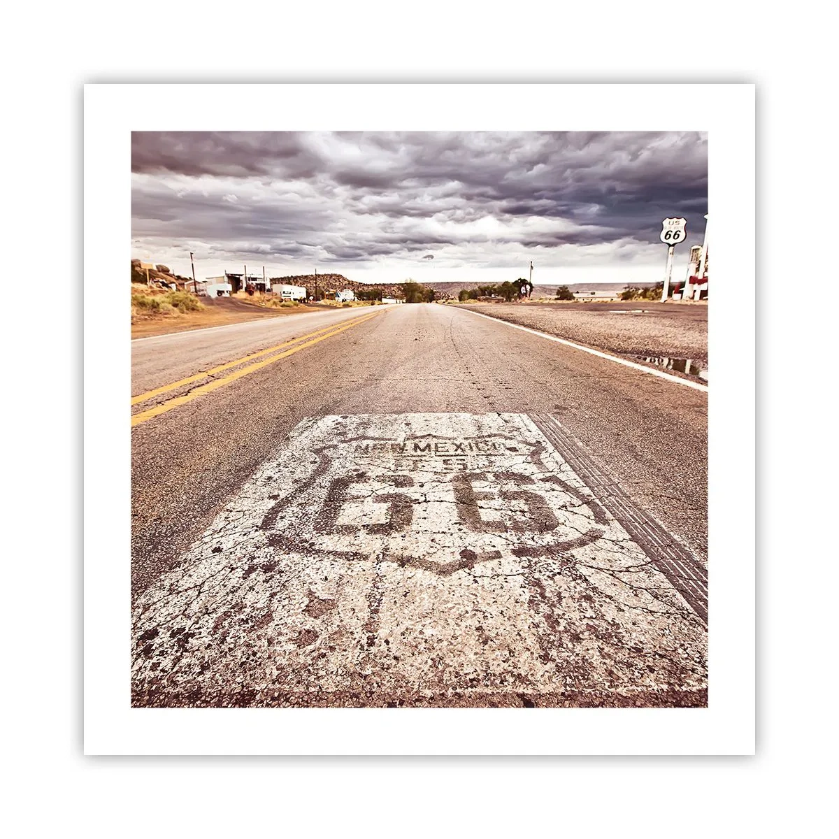 Póster - Mother Road: una leyenda americana - 50x50 cm