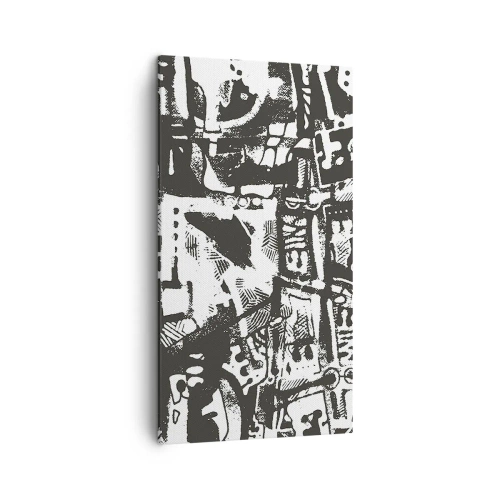 Cuadro sobre lienzo - Impresión de Imagen - ¿Orden o caos? - 45x80 cm