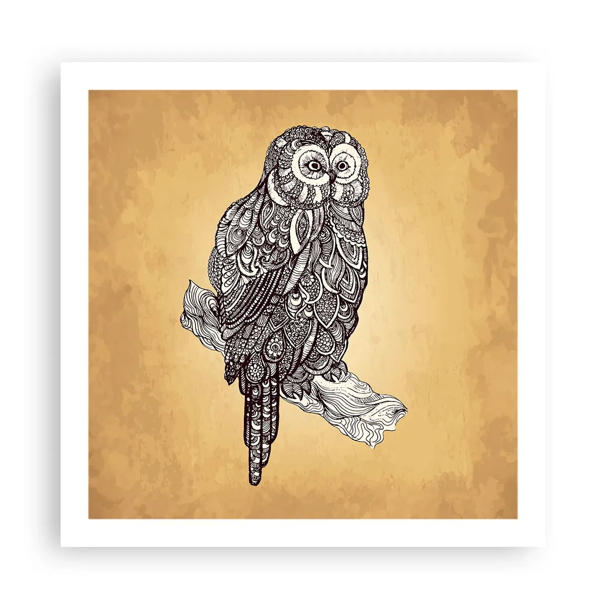 Póster - Intrincados ornamentos de sabiduría - 60x60 cm