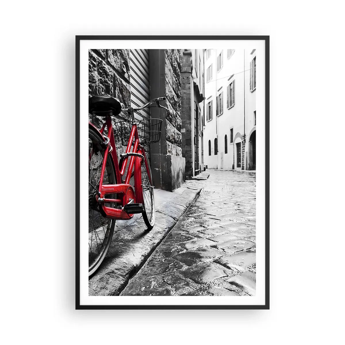 Póster en marco negro - La verdadera belleza no envejece - 70x100 cm