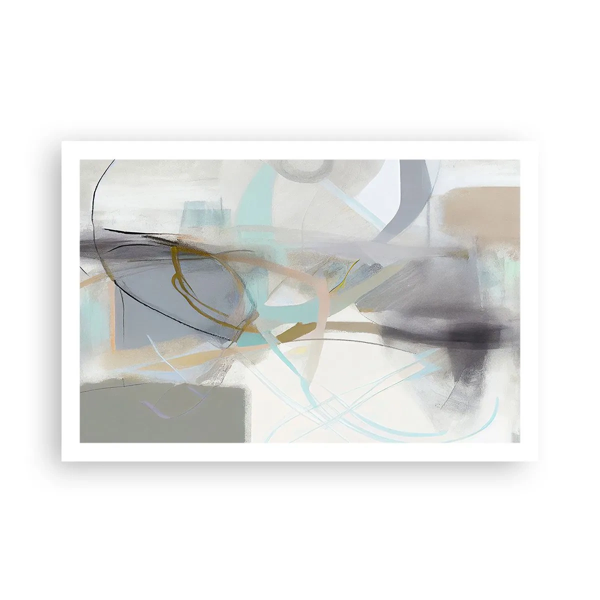 Póster - Abstracción brumosa - 91x61 cm