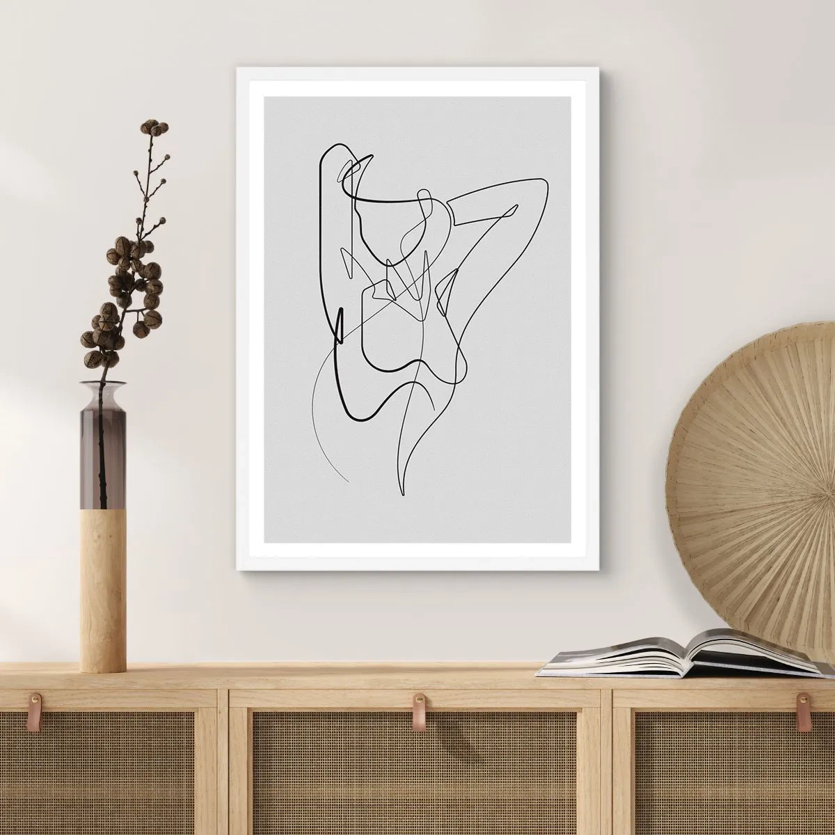 Póster en marco blanco - Realmente, tal y como eres - 30x40 cm