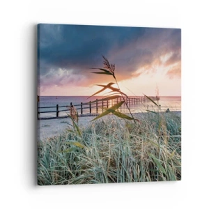 Cuadro sobre lienzo - Impresión de Imagen - Bailando con el viento - 40x40 cm