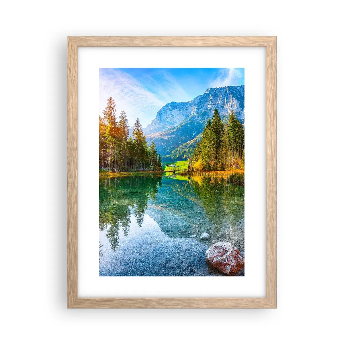 Póster en marco roble claro - La dulzura del otoño - 30x40 cm