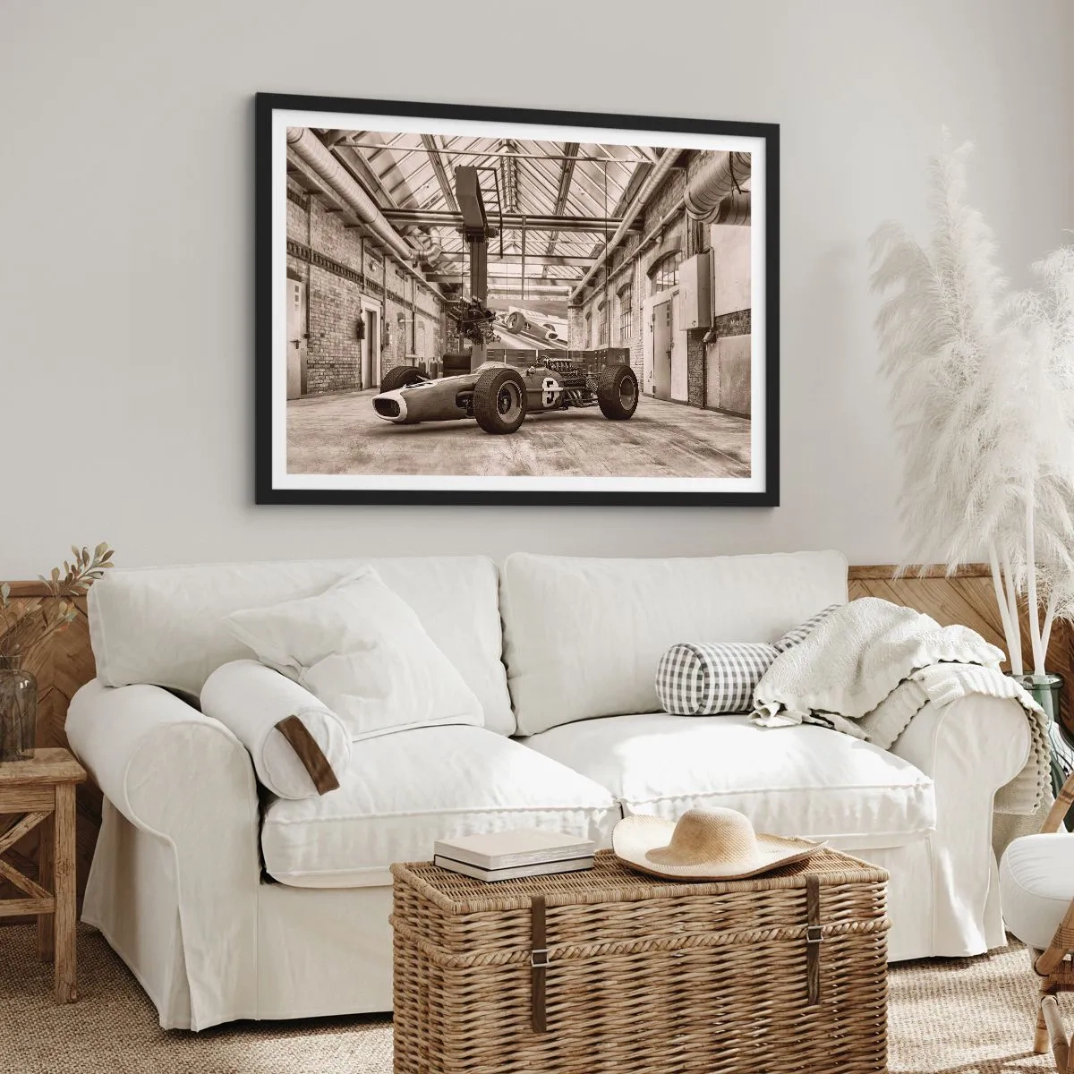 Póster en marco negro - El descanso del vencedor - 91x61 cm