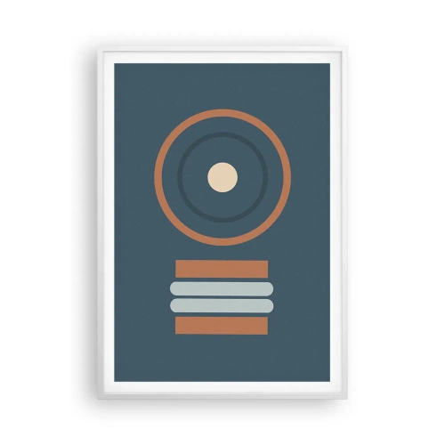 Póster en marco blanco - La esencia de las cosas - 70x100 cm