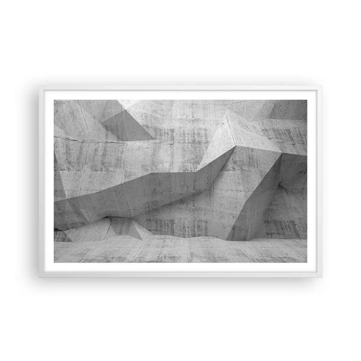 Póster en marco blanco - Un verdadero desafío - 91x61 cm