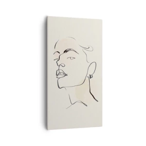 Cuadro sobre lienzo - Impresión de Imagen - Una mirada orgullosa - 55x100 cm