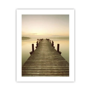 Póster - Antes del amanecer, al amanecer, la luz - 40x50 cm