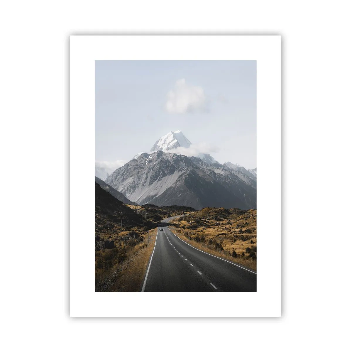 Póster - El camino al corazón de las montañas - 30x40 cm