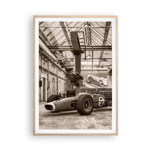 Póster en marco roble claro - El descanso del vencedor - 70x100 cm