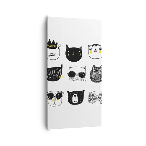 Cuadro sobre lienzo - Impresión de Imagen - Cada uno diferente - 65x120 cm