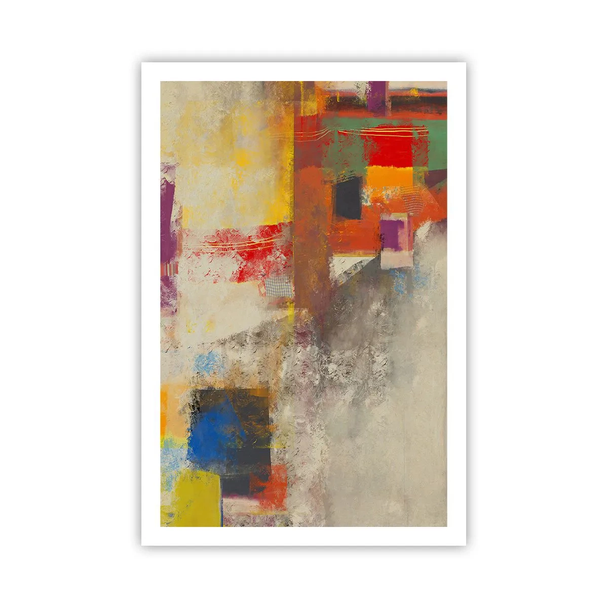 Póster - Geometría de color - 61x91 cm